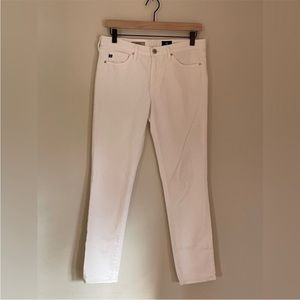 AG Adriano Goldschmeid Prima Cigarette White Jeans